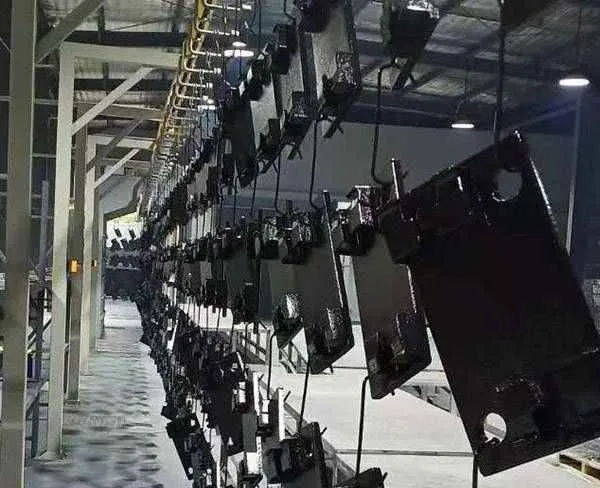 汽车零部件静电喷塑